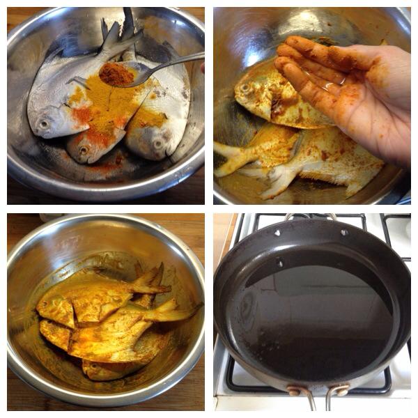Fried Pomfret Fish