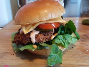 Chicken Steak Burger