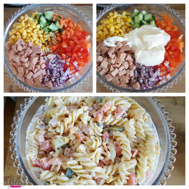 Rainbow Pasta Salad
