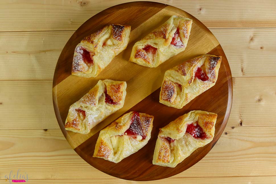 Soft Cheese and Jam Pastries